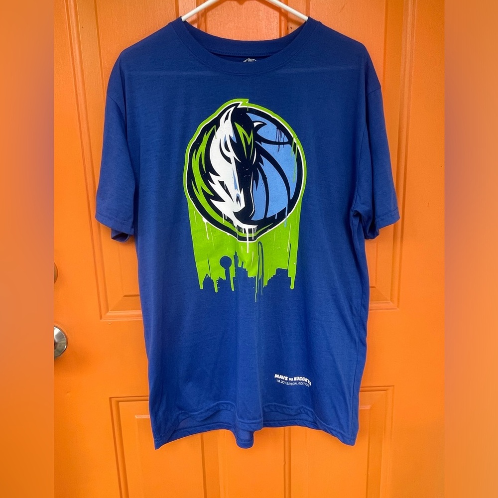 Dallas Mavericks T-Shirt Special Edition NBA 1.8.20 Mavs Vs Nuggets Size M